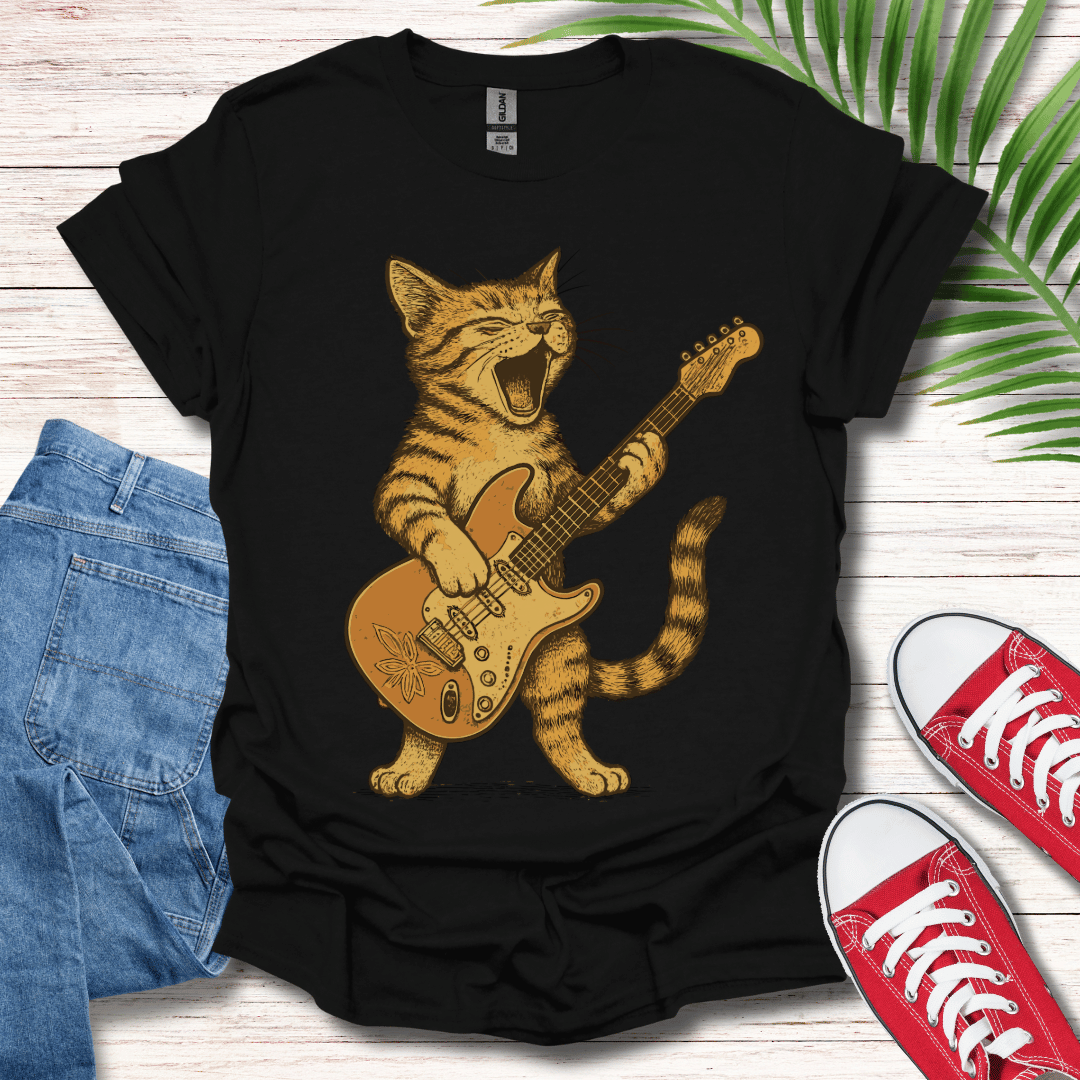 Rockstar Cat T-Shirt