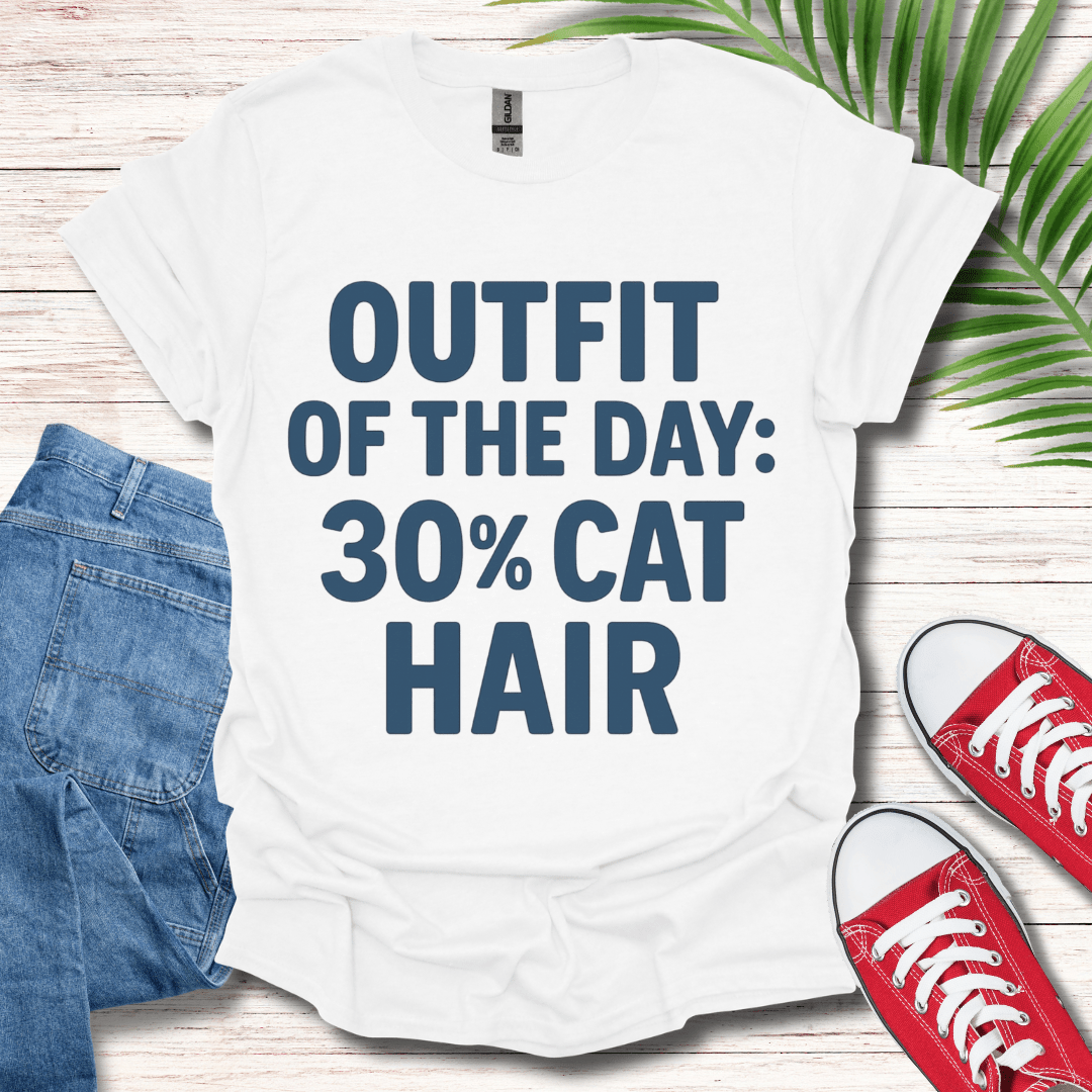 OOTD Cat Hair T-Shirt