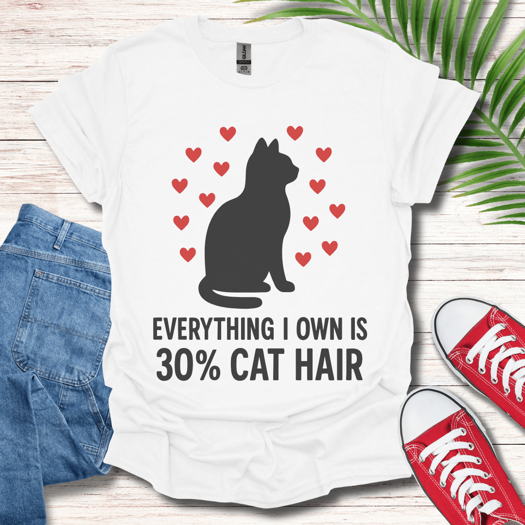 30% Cat Hair T-Shirt