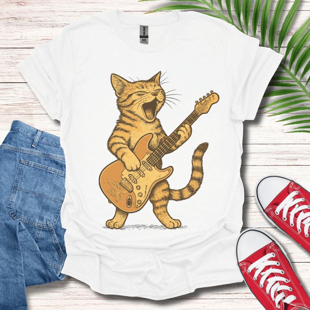 Rockstar Cat T-Shirt