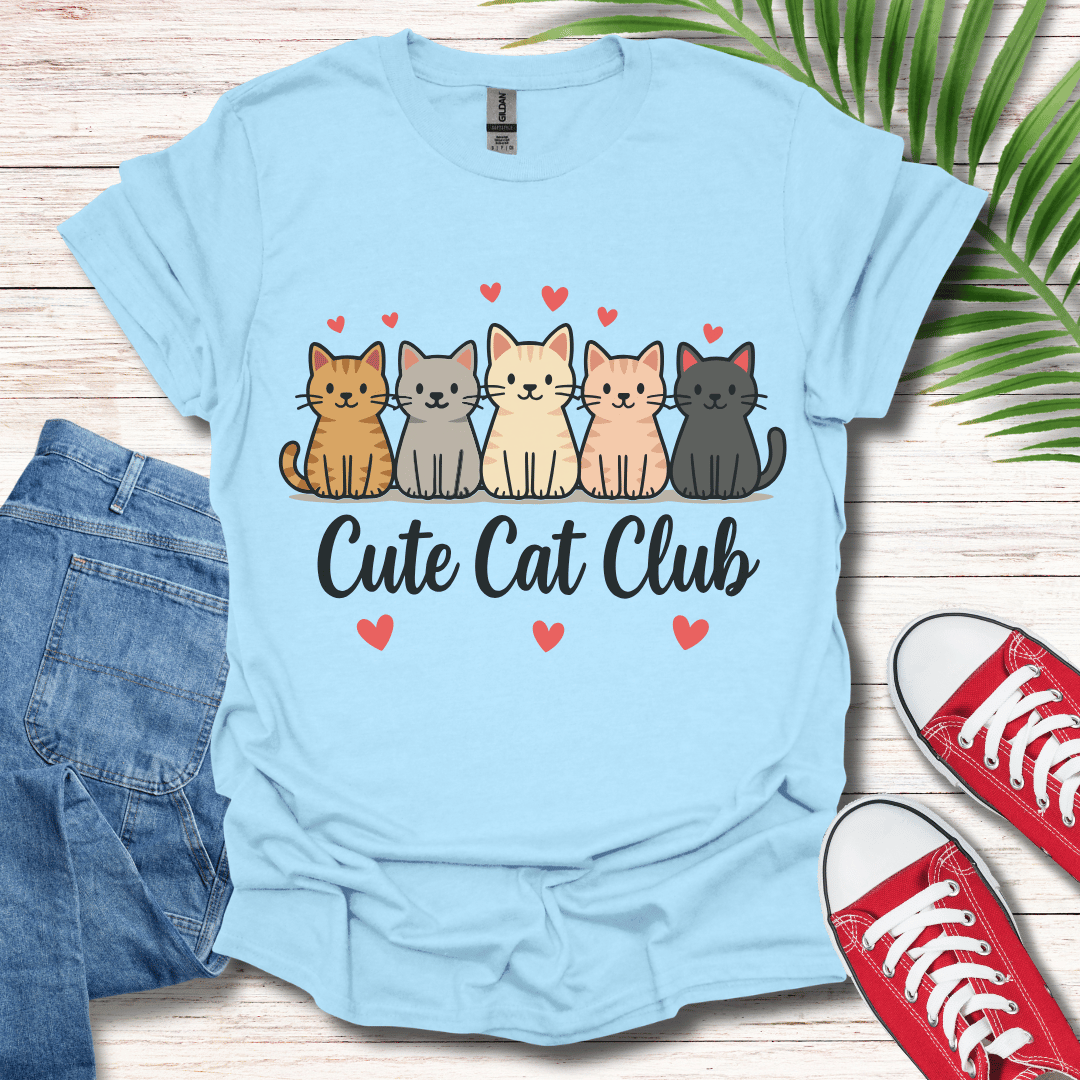 Cute Cat Club T-Shirt