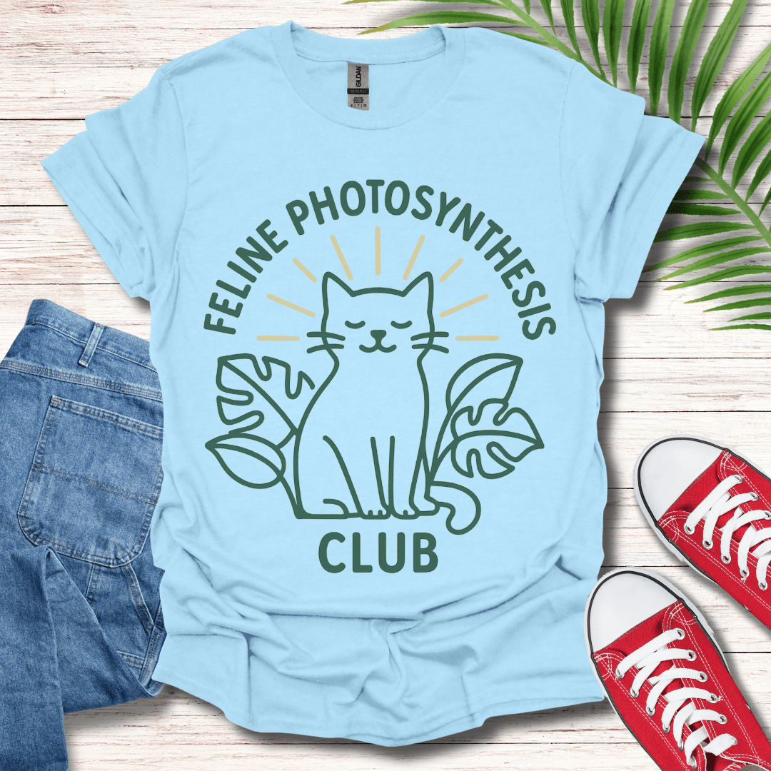 Feline Photosynthesis Club T-Shirt