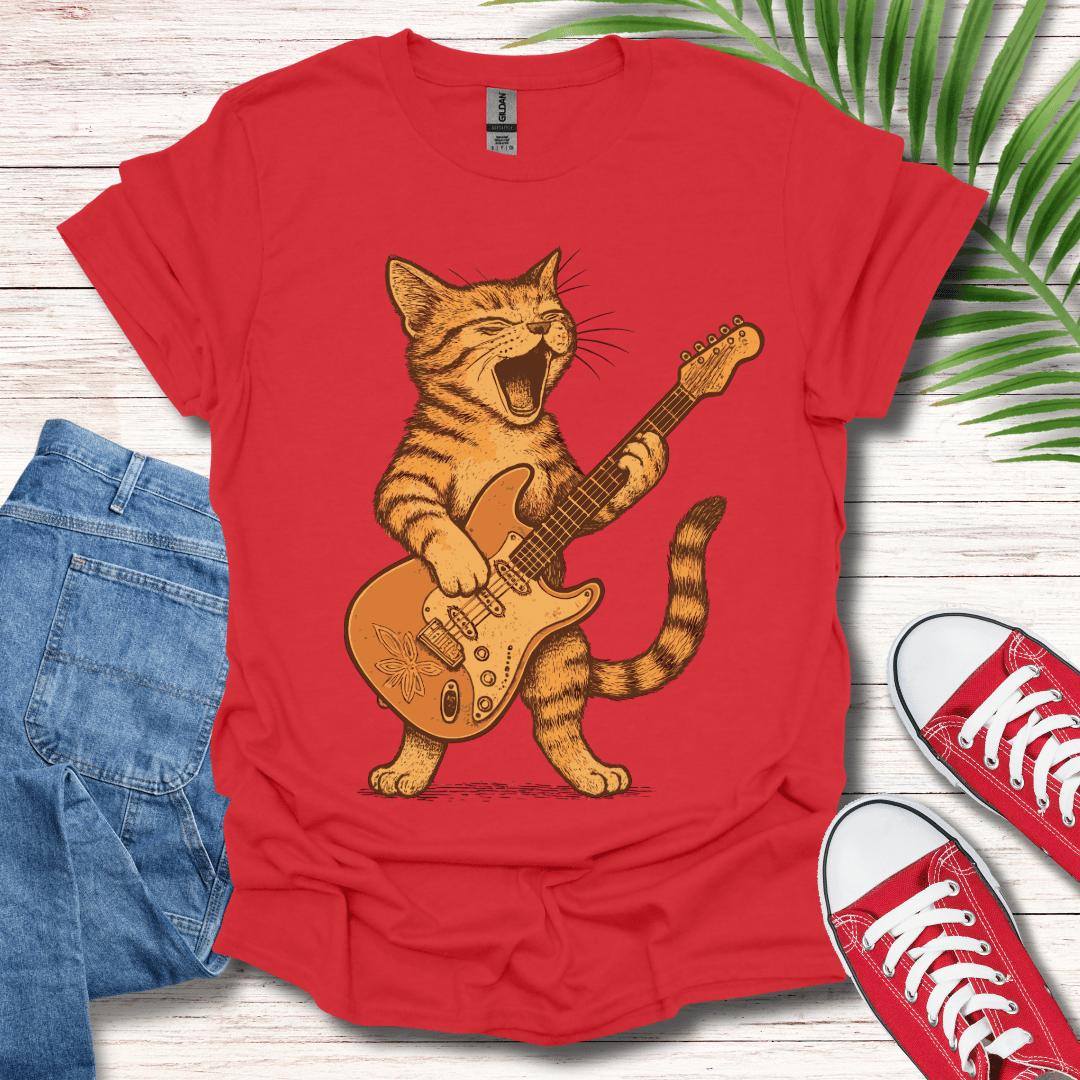Rockstar Cat T-Shirt