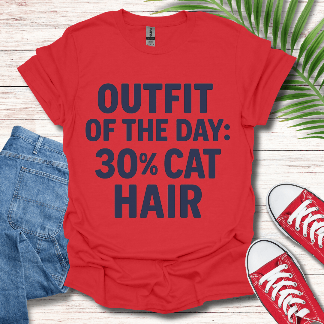 OOTD Cat Hair T-Shirt