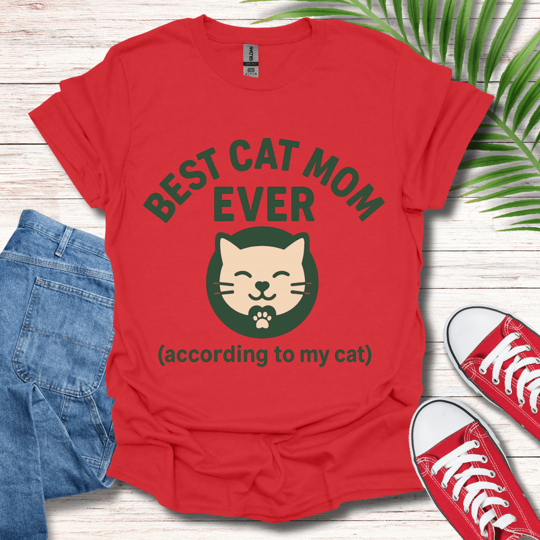 Best Cat Mom T-Shirt