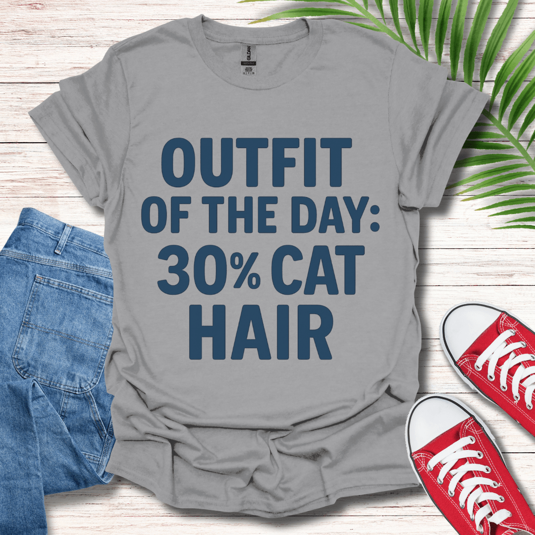 OOTD Cat Hair T-Shirt