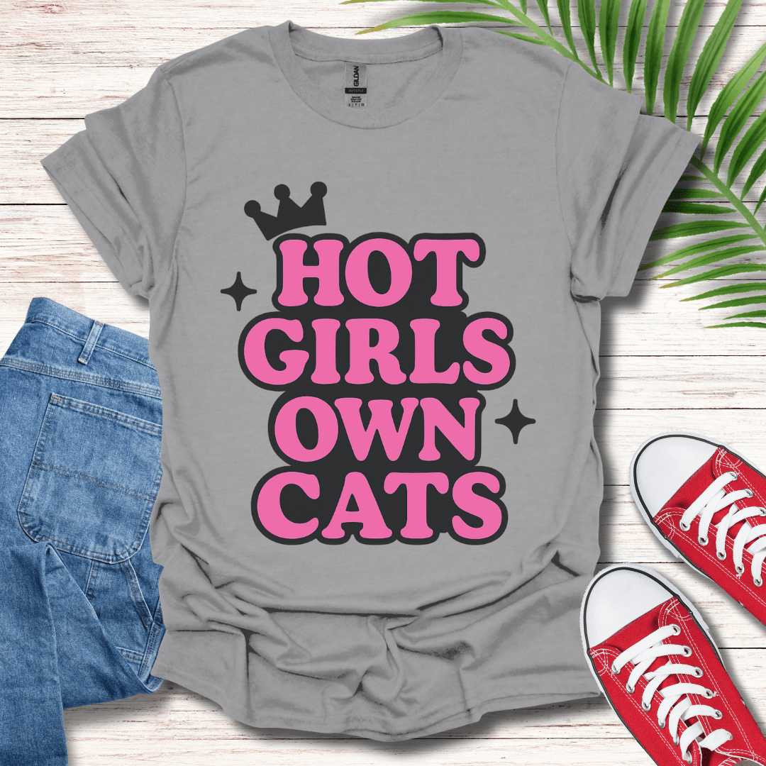 Hot Girls Own Cats T-Shirt