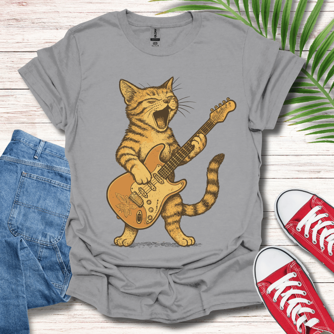 Rockstar Cat T-Shirt