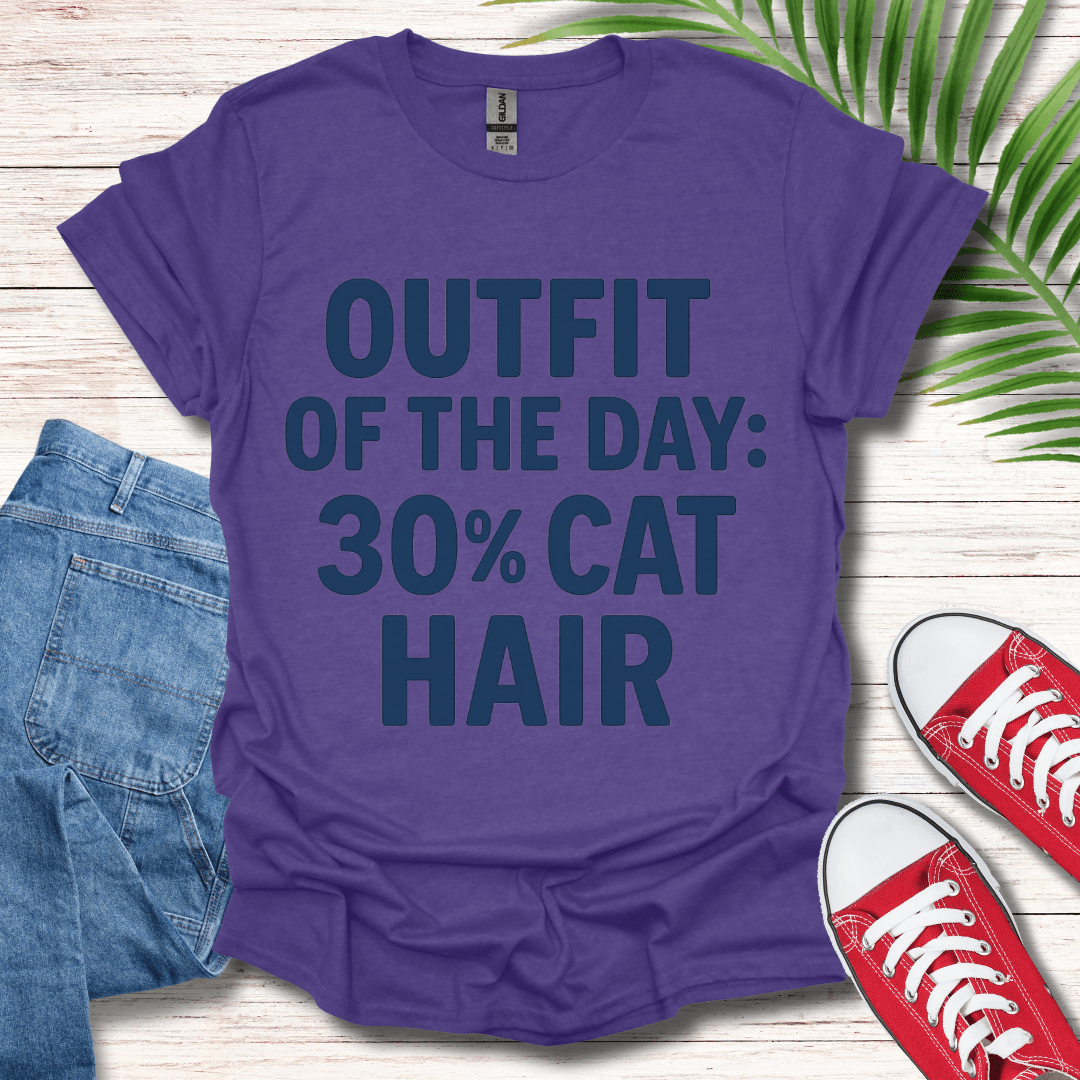 OOTD Cat Hair T-Shirt