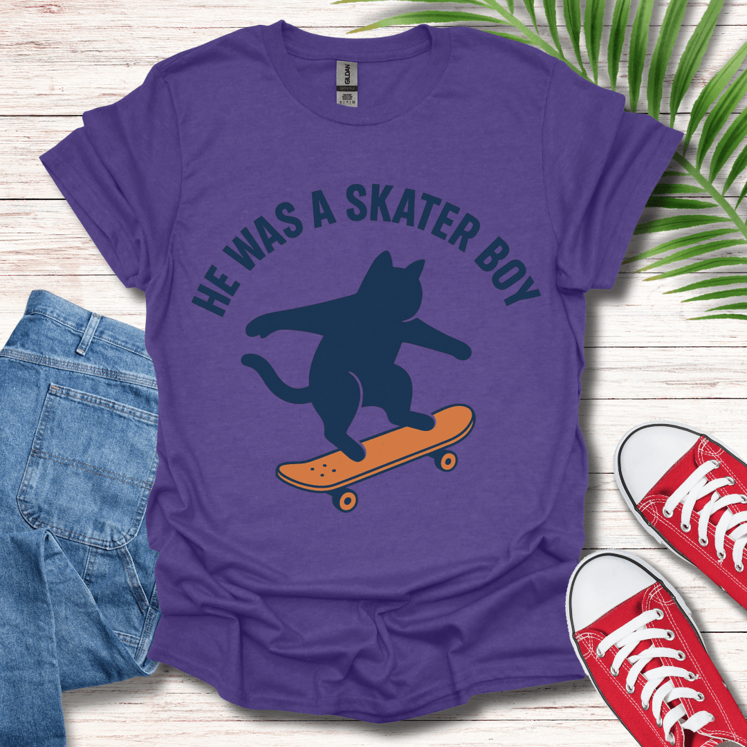 He Was a Skater Boy T-Shirt