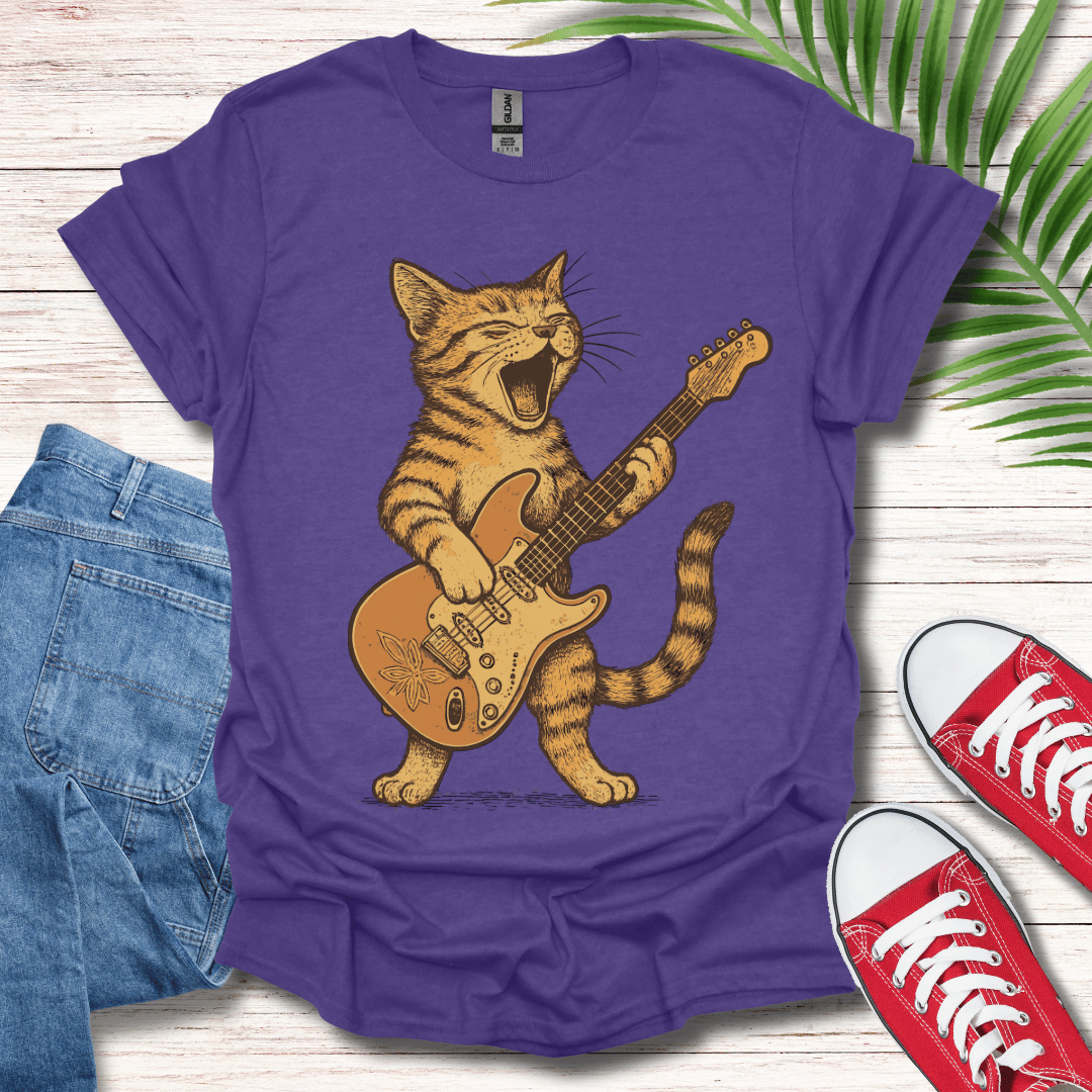 Rockstar Cat T-Shirt