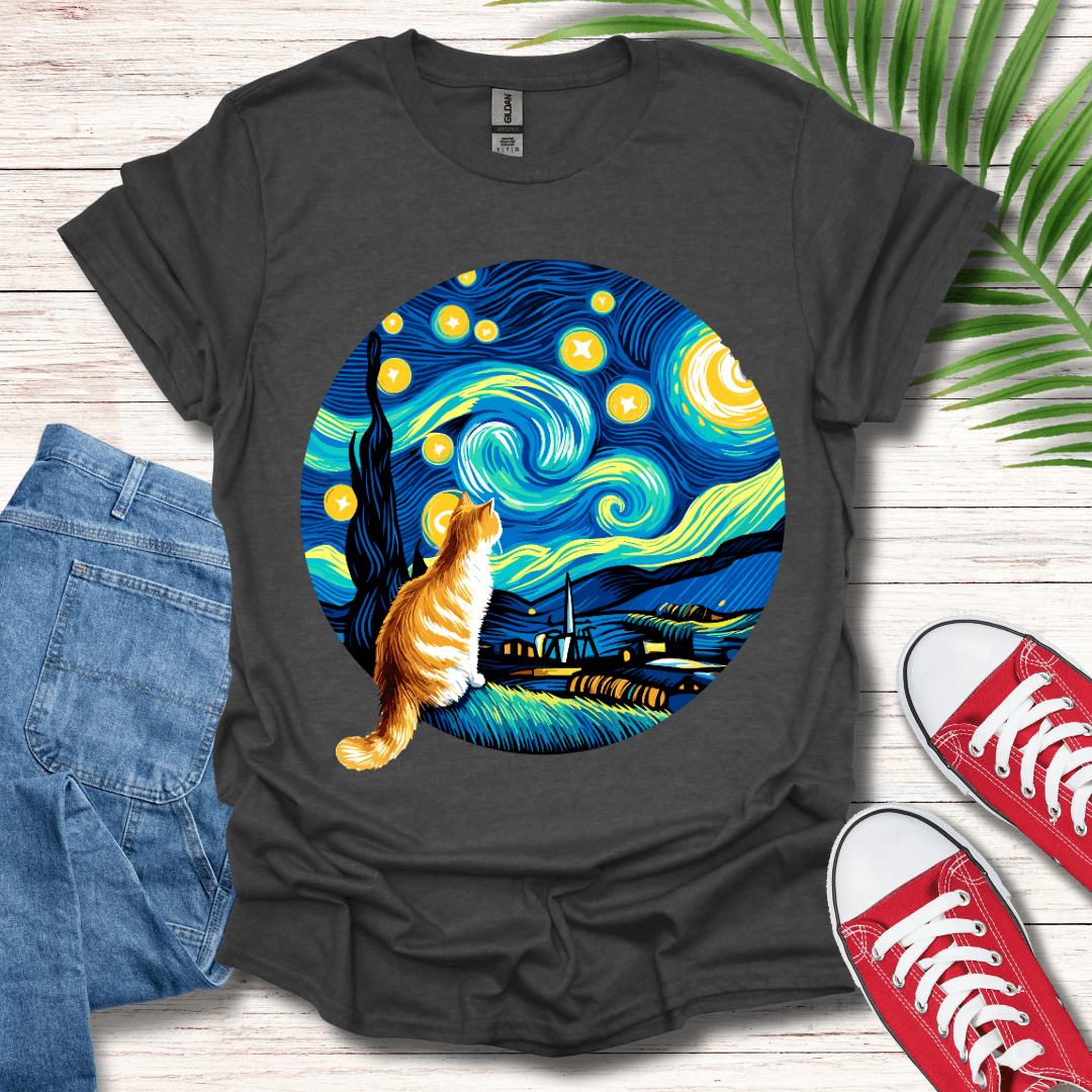 Purrfect Starry Night T-Shirt