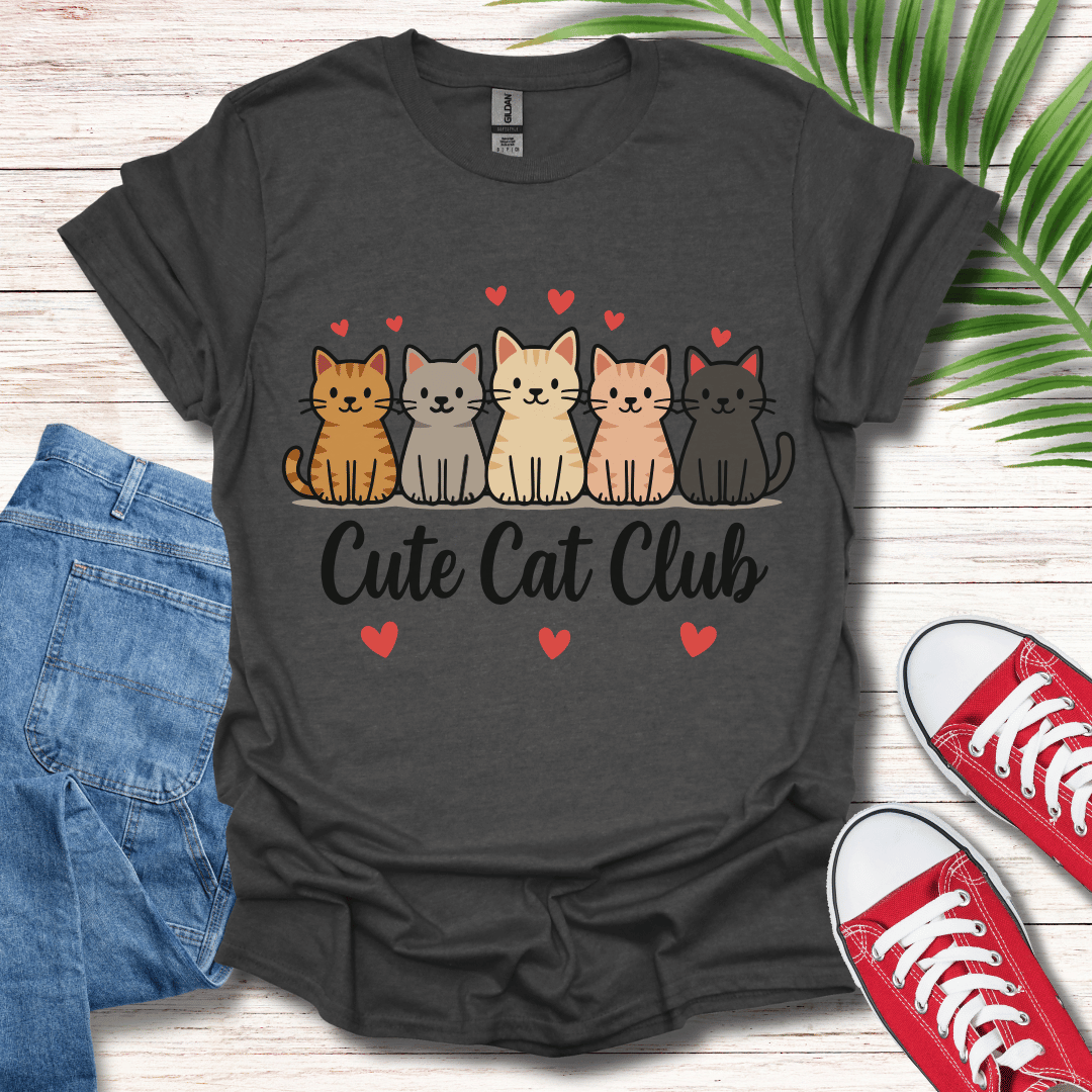 Cute Cat Club T-Shirt