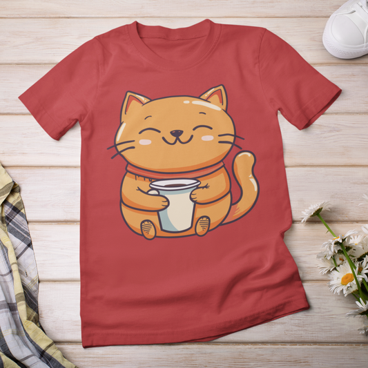 Caffeine Cat T-Shirt