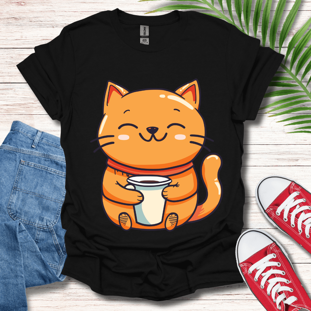 Caffeine Cat T-Shirt