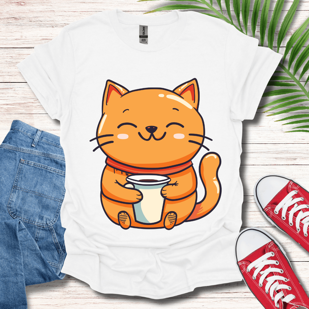 Caffeine Cat T-Shirt