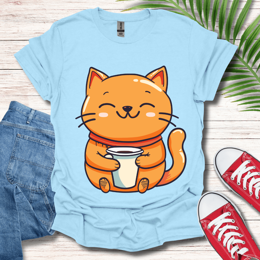 Caffeine Cat T-Shirt