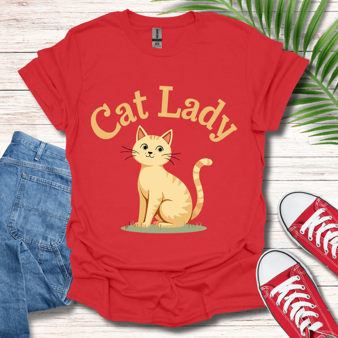 Cat Lady Graphic T-Shirt