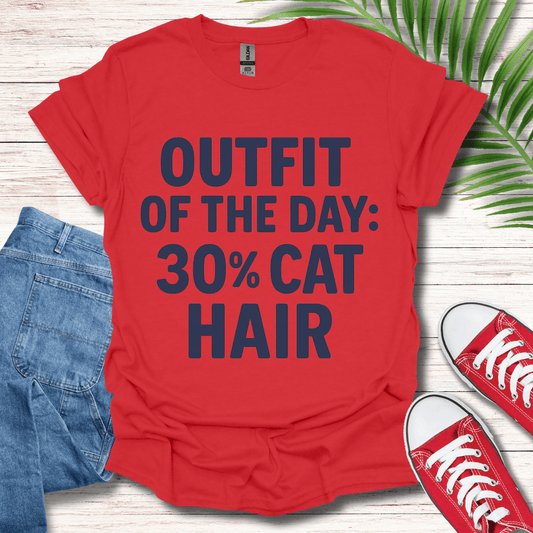 OOTD Cat Hair T-Shirt