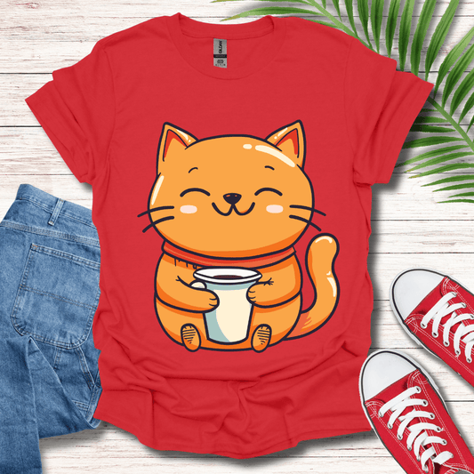 Caffeine Cat T-Shirt