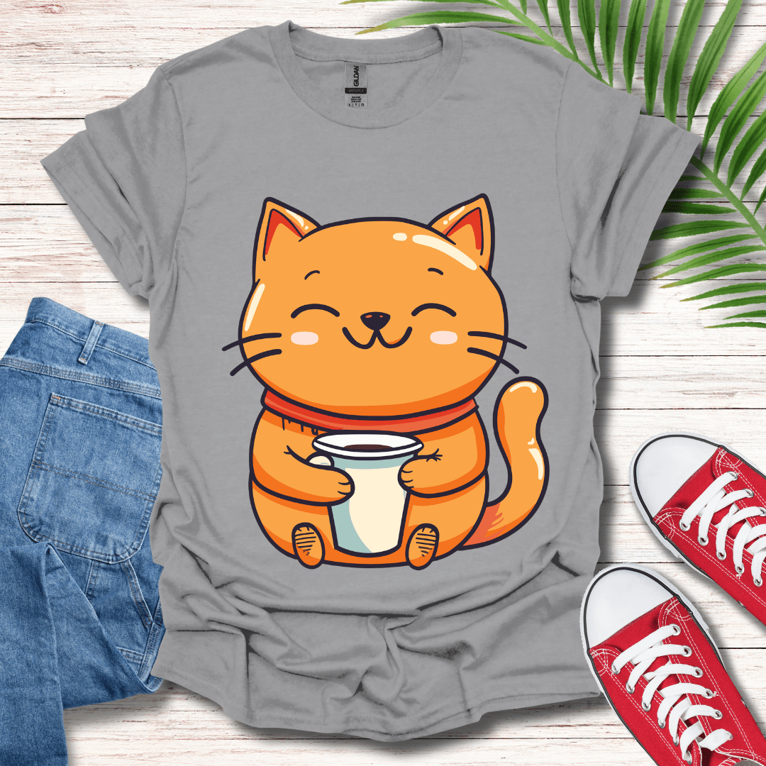 Caffeine Cat T-Shirt