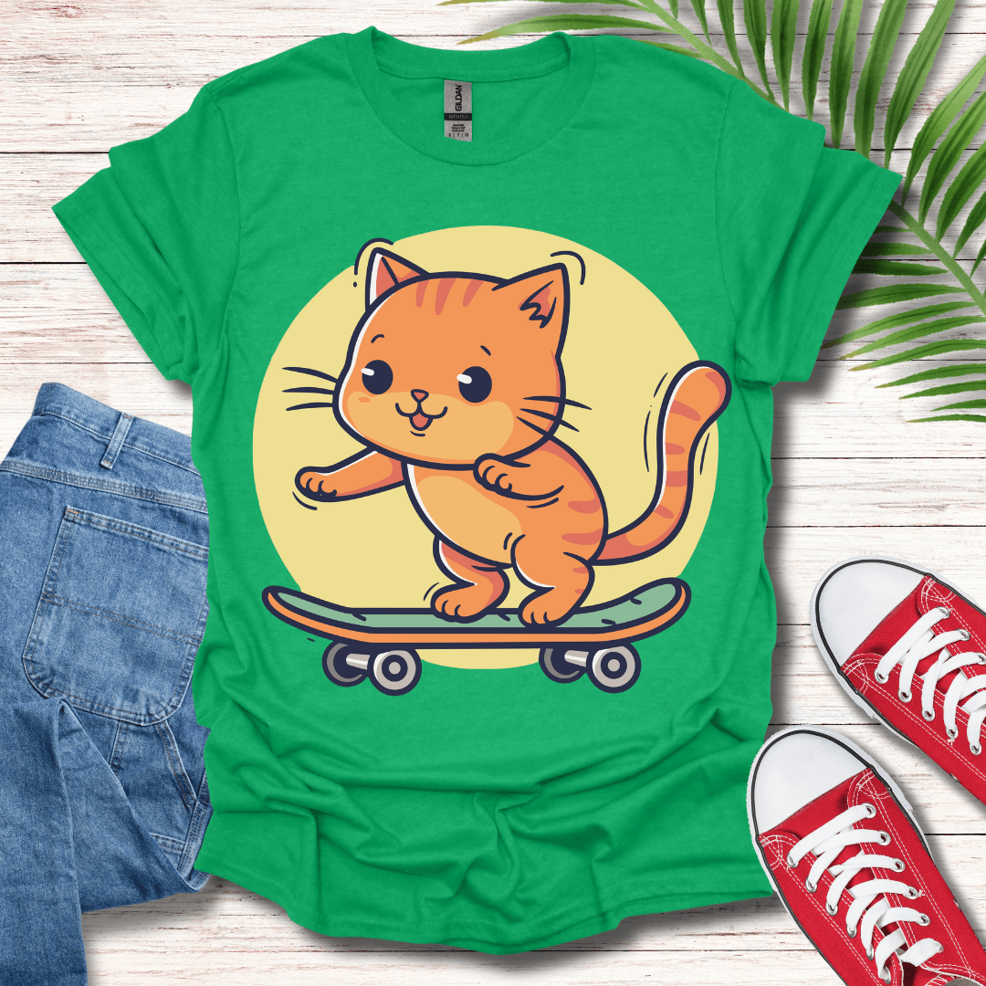 Skater Kitty T-Shirt