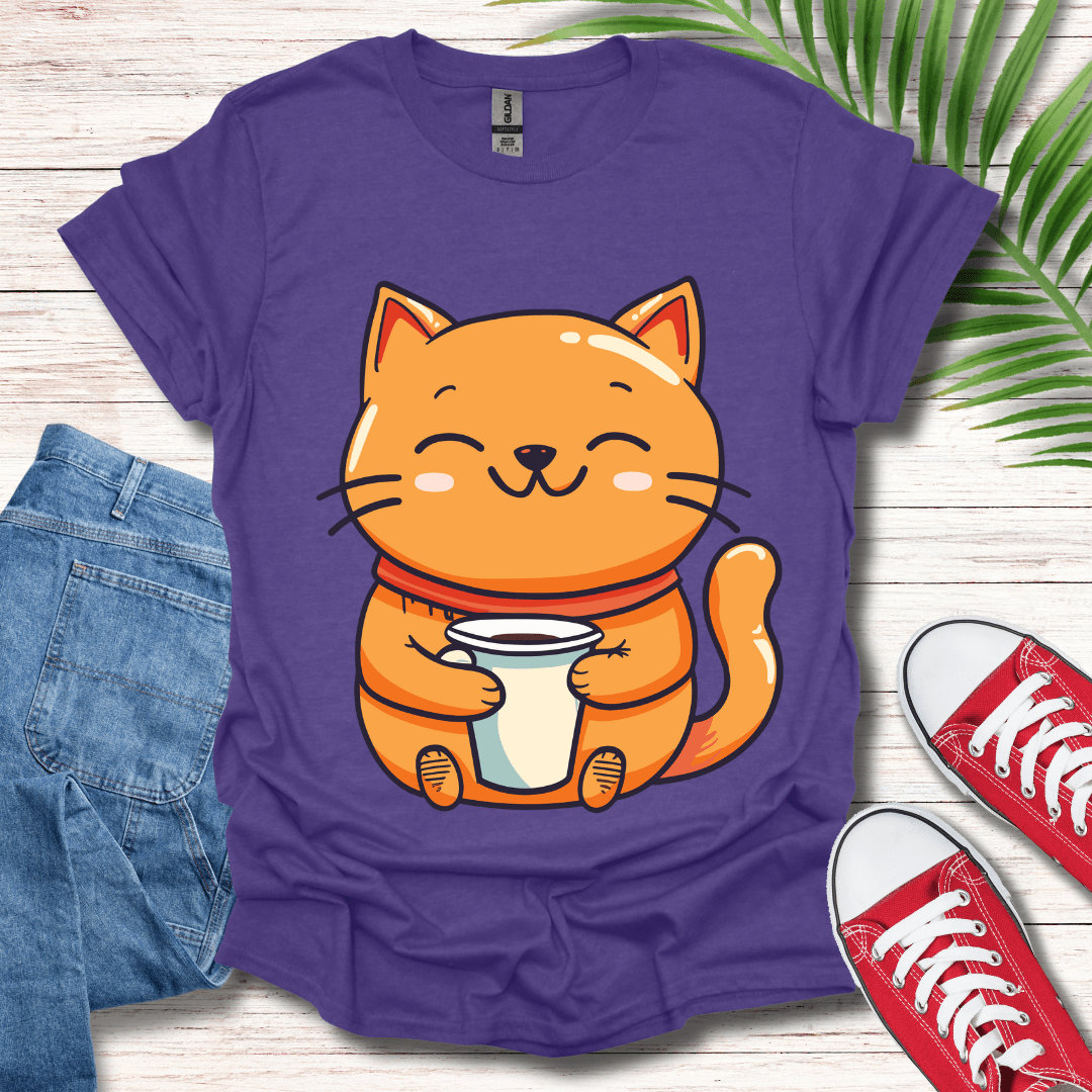 Caffeine Cat T-Shirt