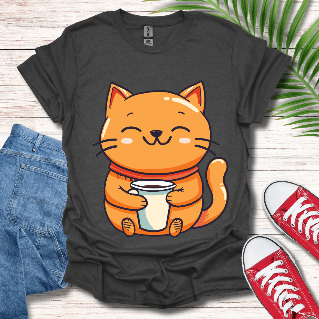 Caffeine Cat T-Shirt