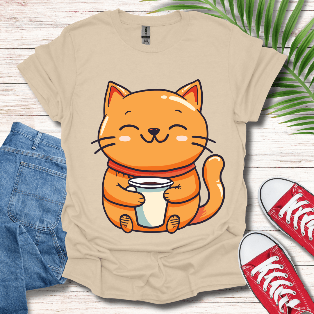 Caffeine Cat T-Shirt