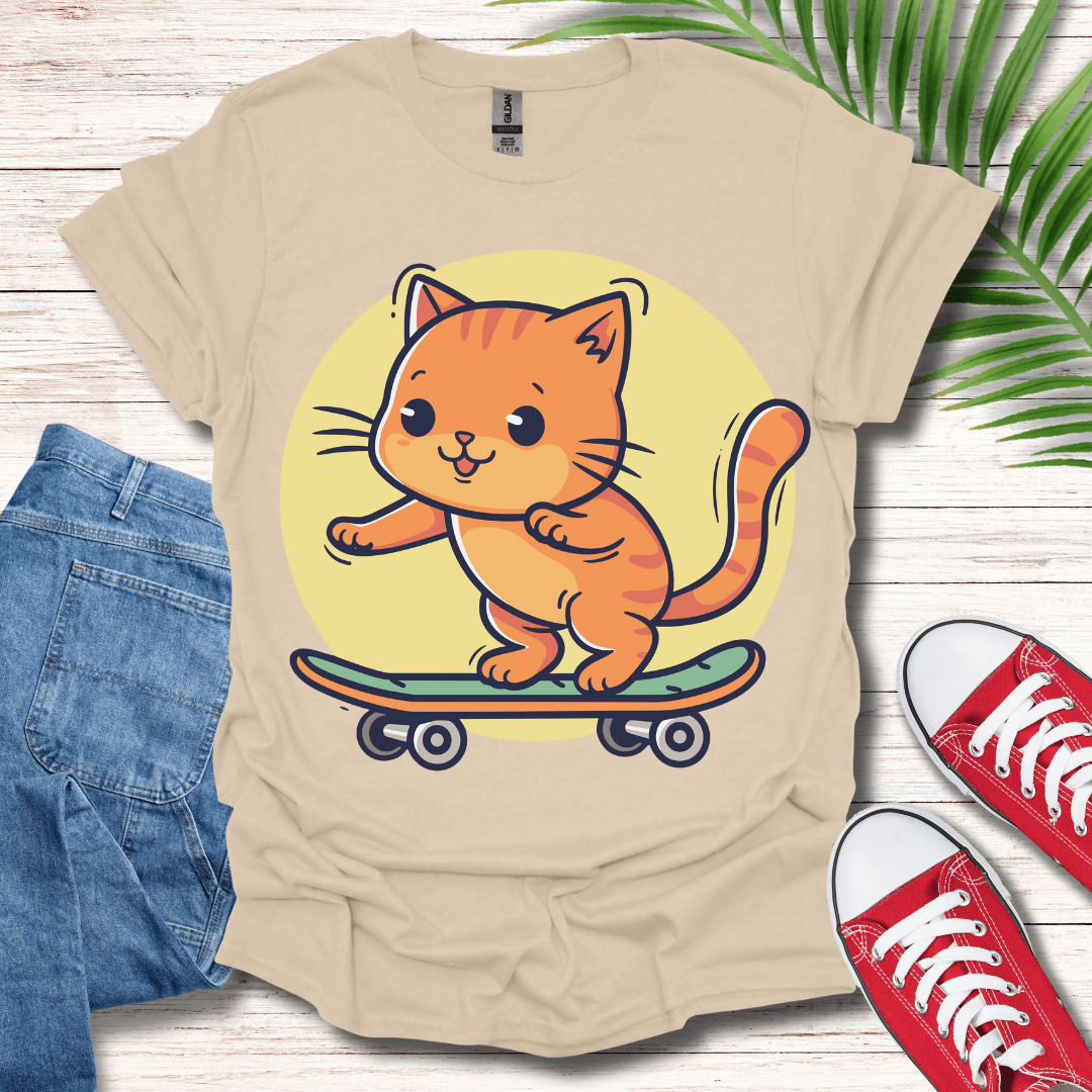 Skater Kitty T-Shirt